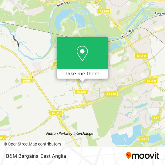 B&M Bargains map