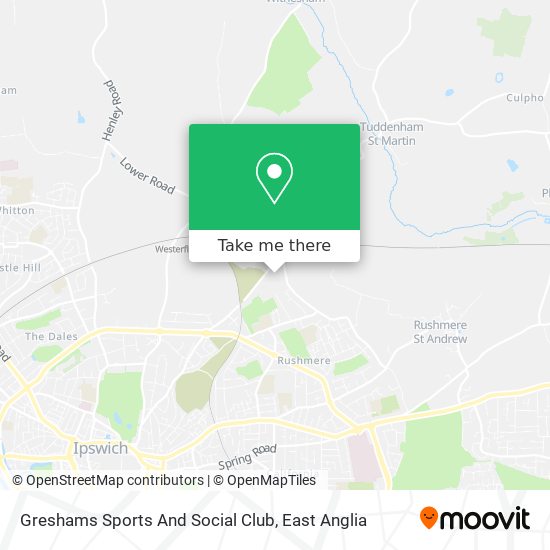 Greshams Sports And Social Club map
