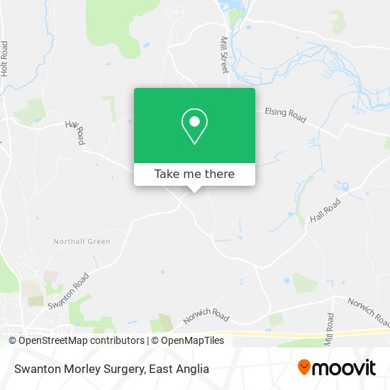 Swanton Morley Surgery map