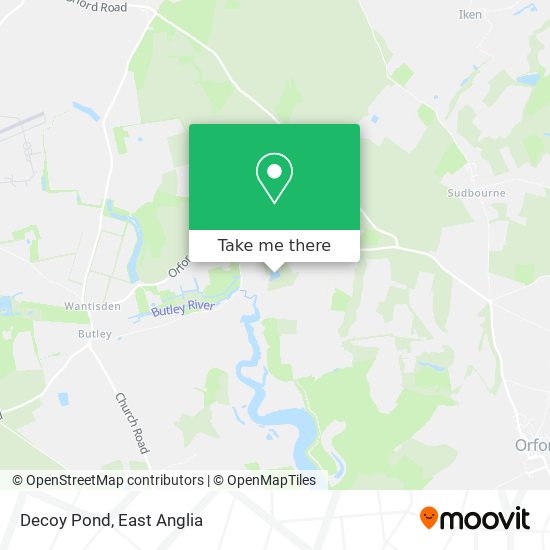 Decoy Pond map