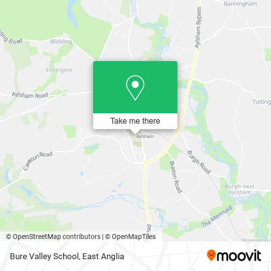 Bure Valley School map