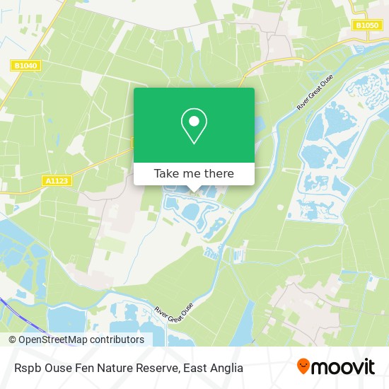 Rspb Ouse Fen Nature Reserve map