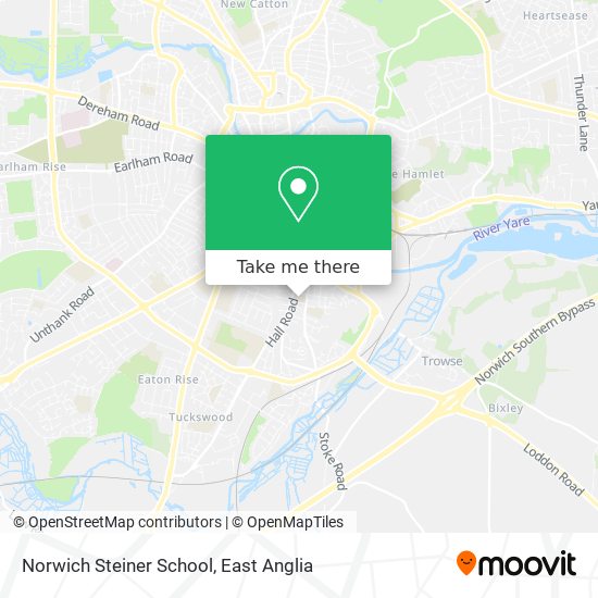 Norwich Steiner School map