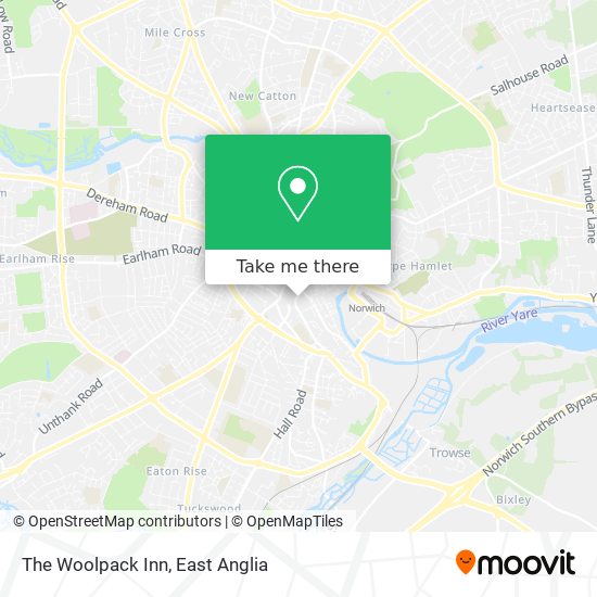 The Woolpack Inn map