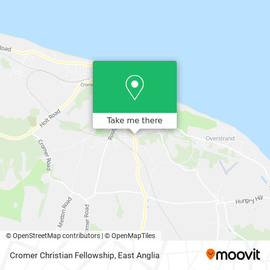 Cromer Christian Fellowship map