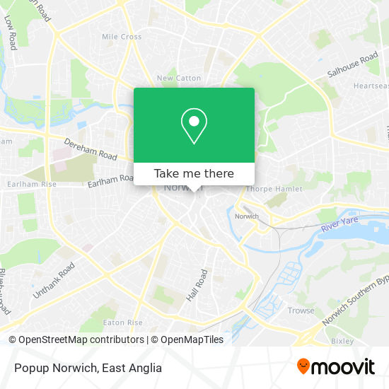 Popup Norwich map