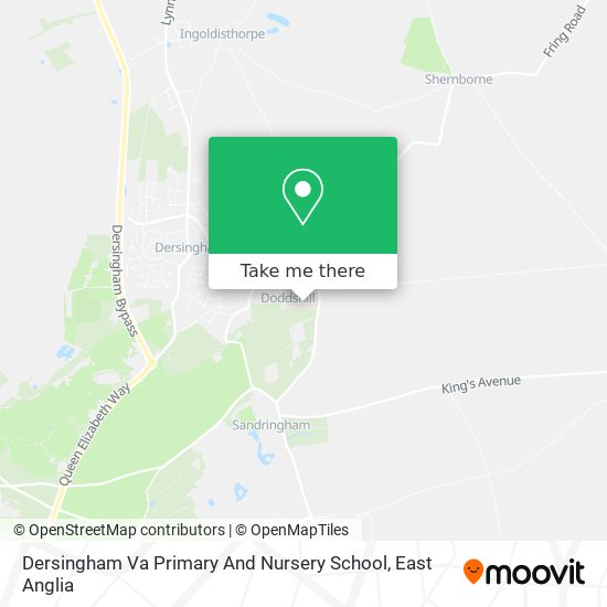Dersingham Va Primary And Nursery School map