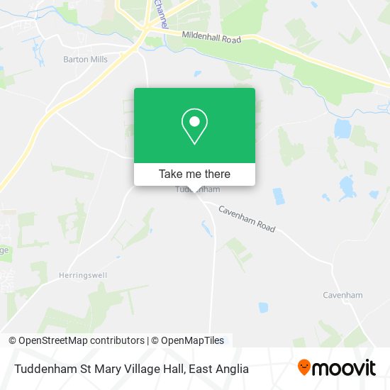 Tuddenham St Mary Village Hall map