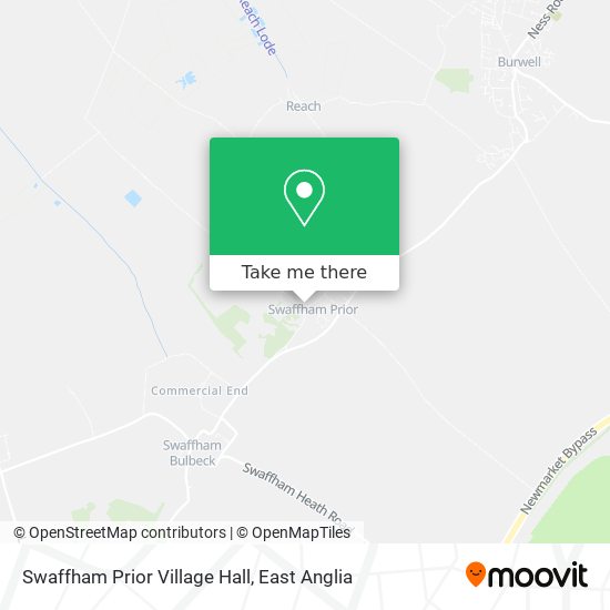 Swaffham Prior Village Hall map