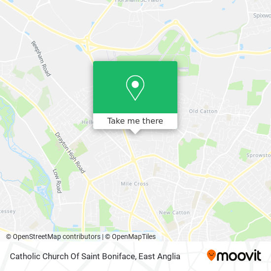 Catholic Church Of Saint Boniface map