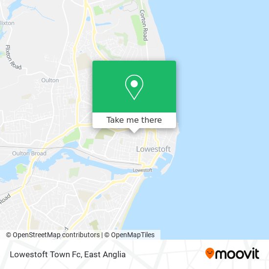 Lowestoft Town Fc map