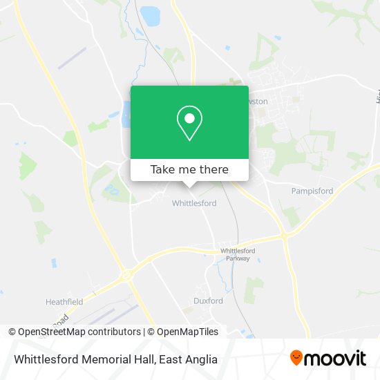 Whittlesford Memorial Hall map