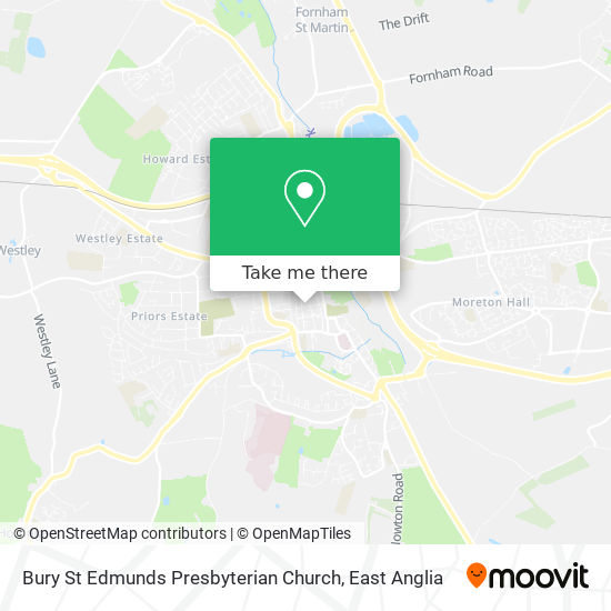 Bury St Edmunds Presbyterian Church map