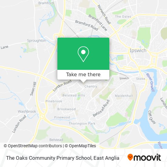 The Oaks Community Primary School map