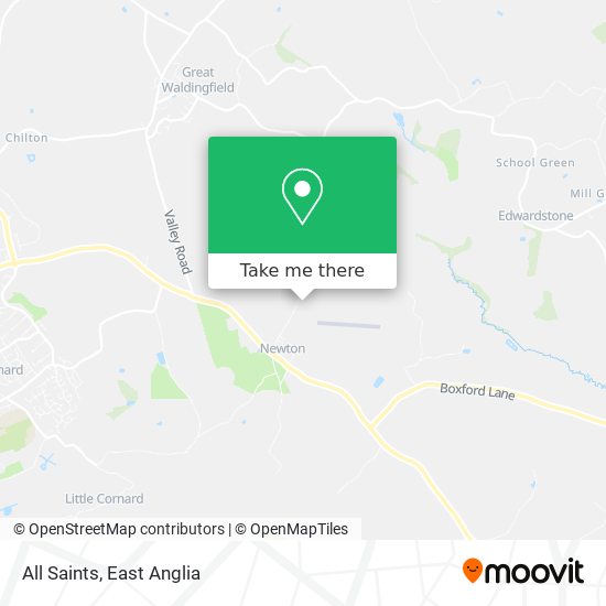 All Saints map