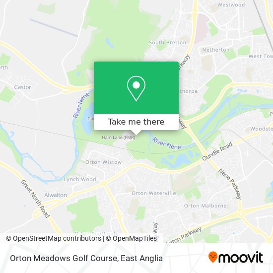 Orton Meadows Golf Course map