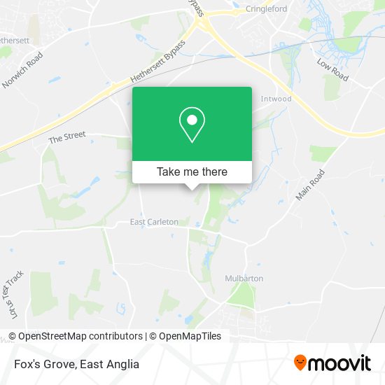 Fox's Grove map