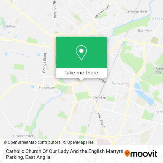 Catholic Church Of Our Lady And the English Martyrs Parking map