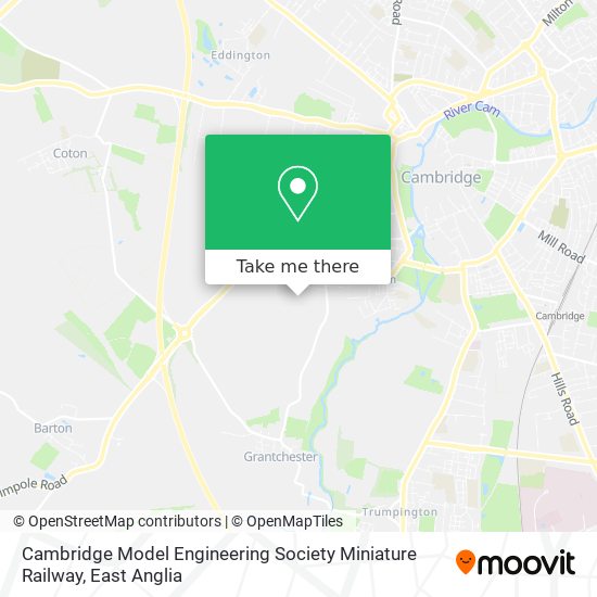 Cambridge Model Engineering Society Miniature Railway map