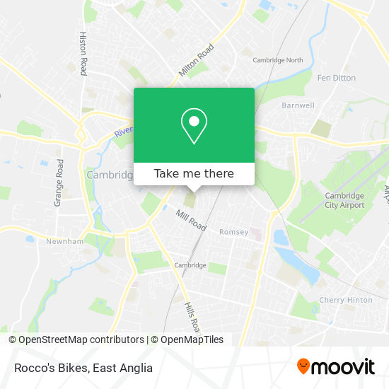 Rocco's Bikes map