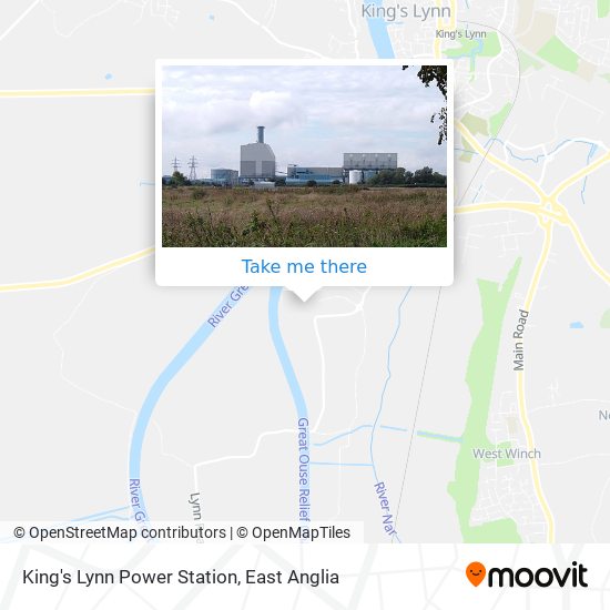 King's Lynn Power Station map