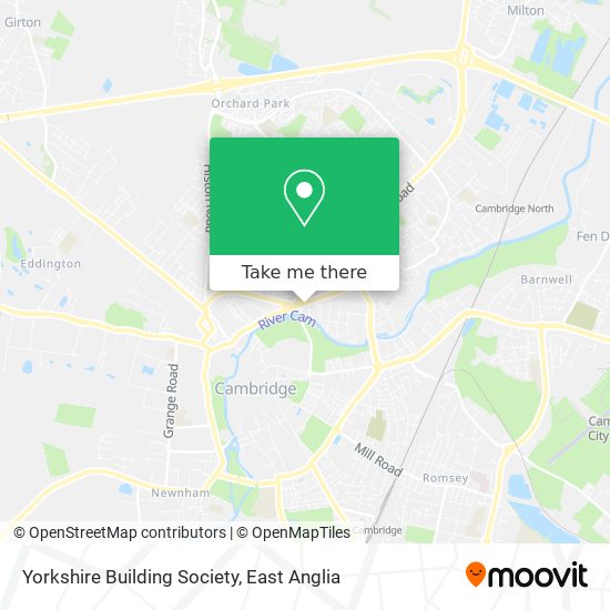 Yorkshire Building Society map