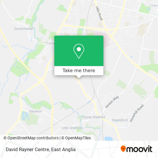 David Rayner Centre map