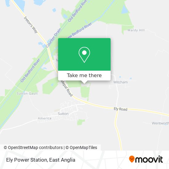 Ely Power Station map