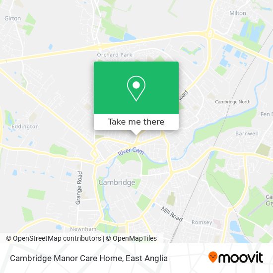 Cambridge Manor Care Home map