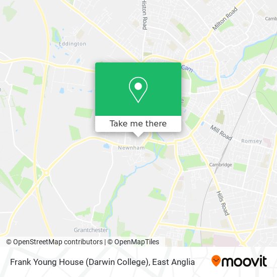 Frank Young House (Darwin College) map