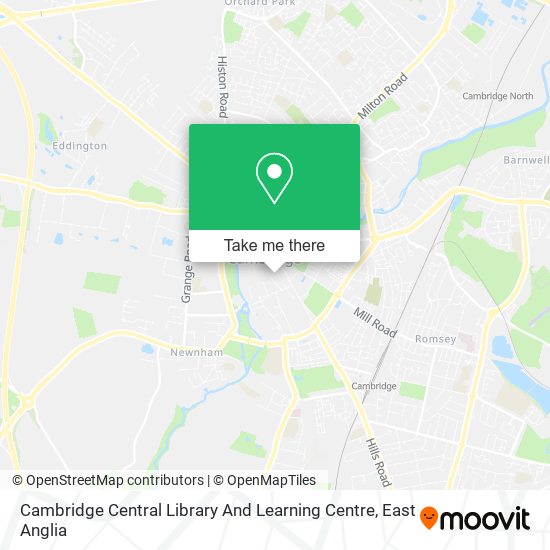 Cambridge Central Library And Learning Centre map