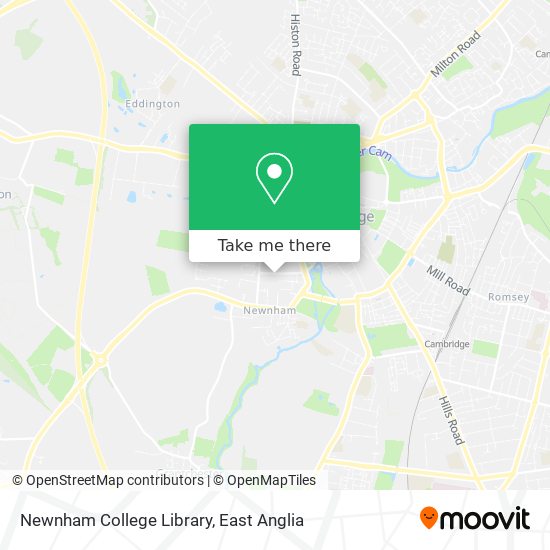 Newnham College Library map