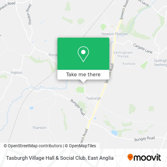 Tasburgh Village Hall & Social Club map