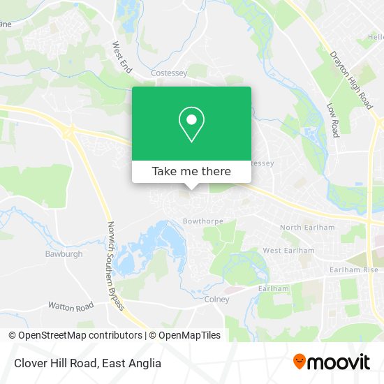 Clover Hill Road map