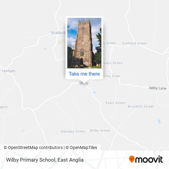 Wilby Primary School map