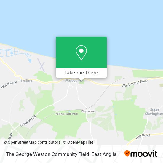 The George Weston Community Field map
