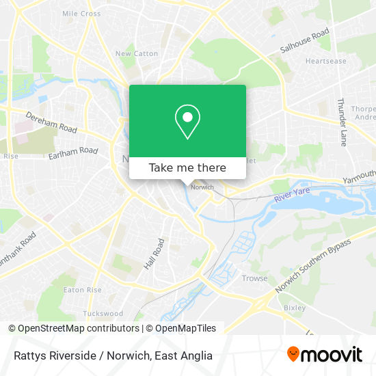 Rattys Riverside / Norwich map