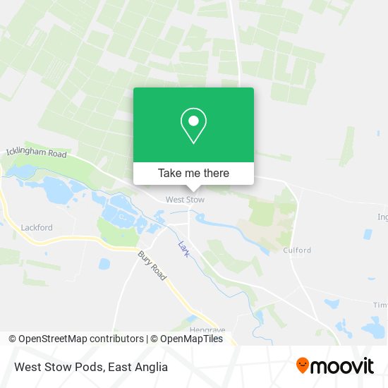 West Stow Pods map