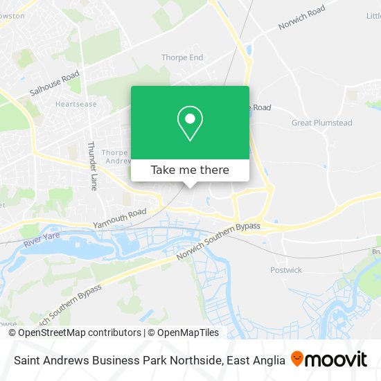 Saint Andrews Business Park Northside map