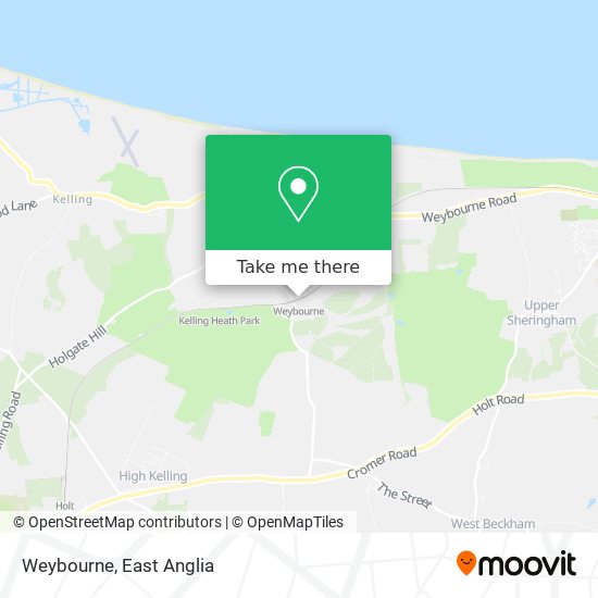 Weybourne map