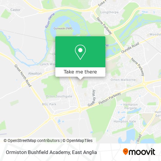 Ormiston Bushfield Academy map