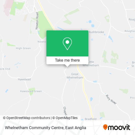 Whelnetham Community Centre map