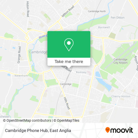 Cambridge Phone Hub map