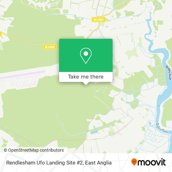 Rendlesham Ufo Landing Site #2 map