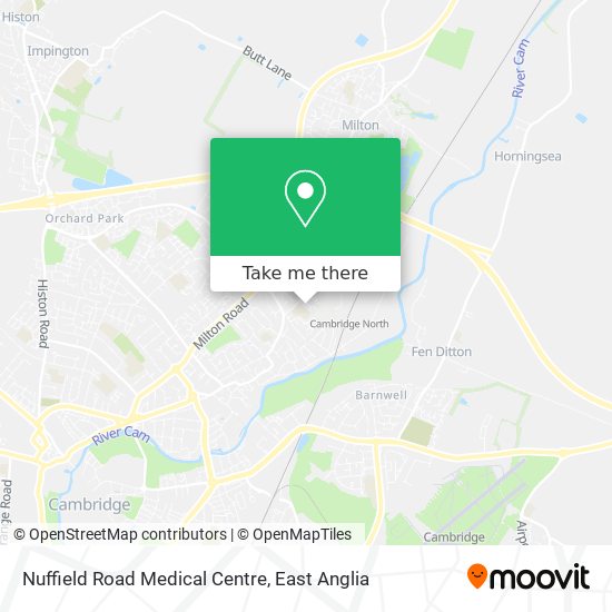 Nuffield Road Medical Centre map