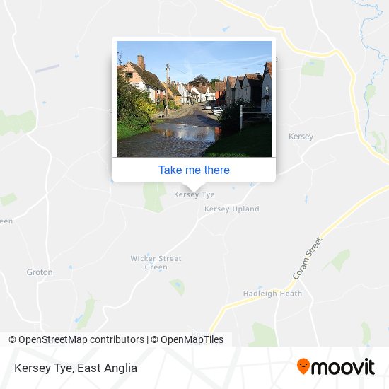 Kersey Tye map