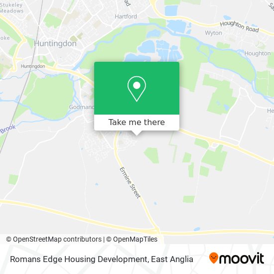 Romans Edge Housing Development map