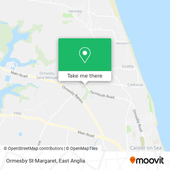 Ormesby St·Margaret map