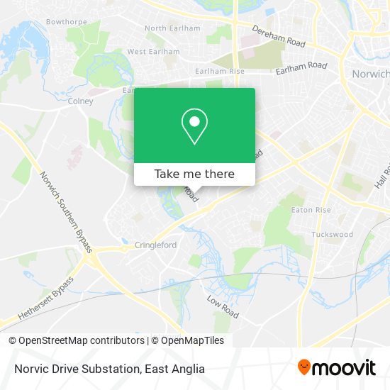 Norvic Drive Substation map