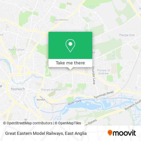 Great Eastern Model Railways map
